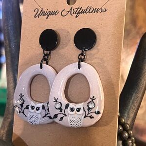Unique Artfulness Owl Earrings